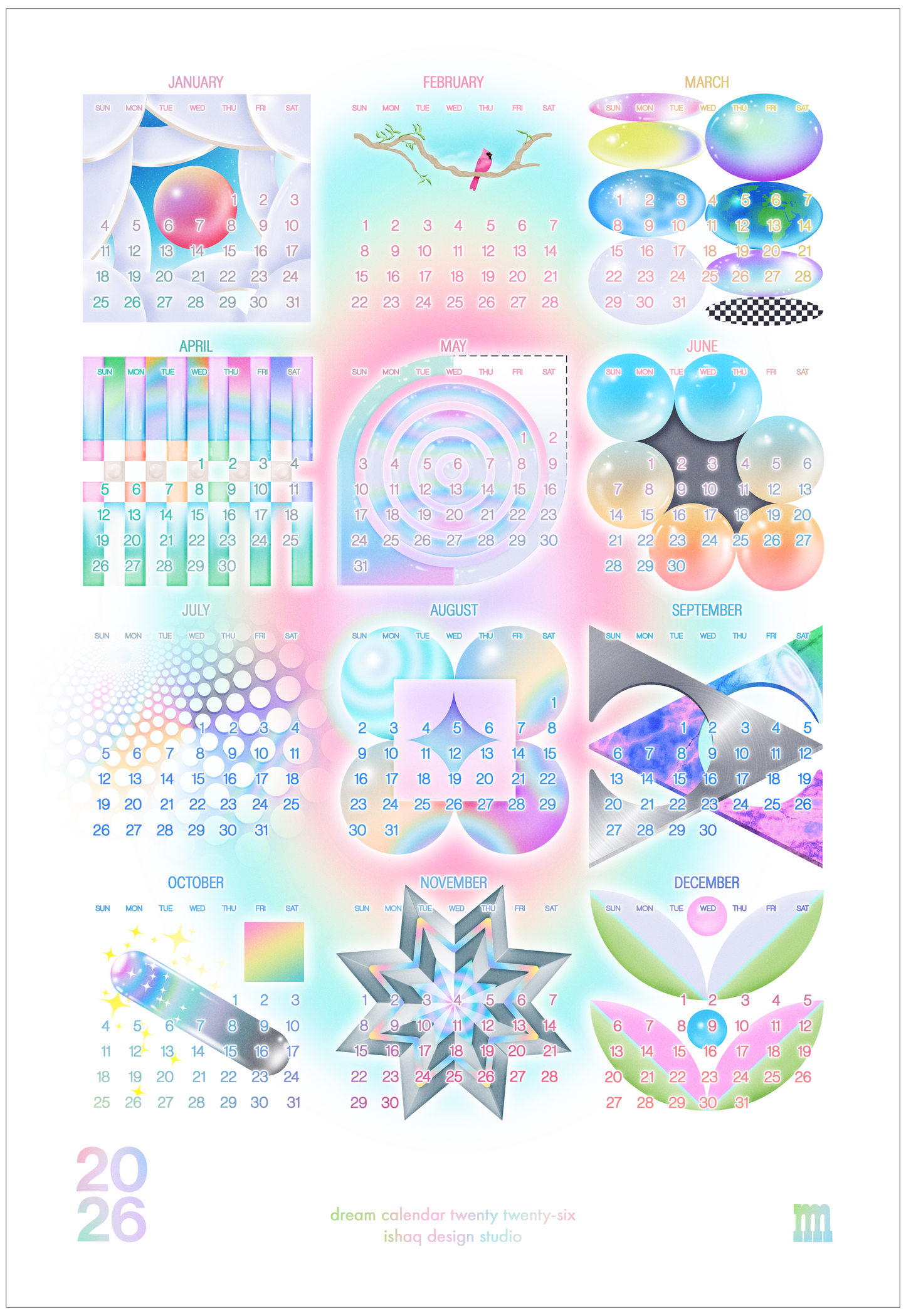 the 2026 dream calendar