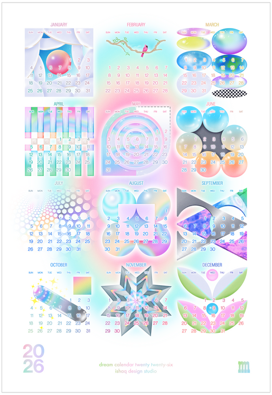 the 2026 dream calendar