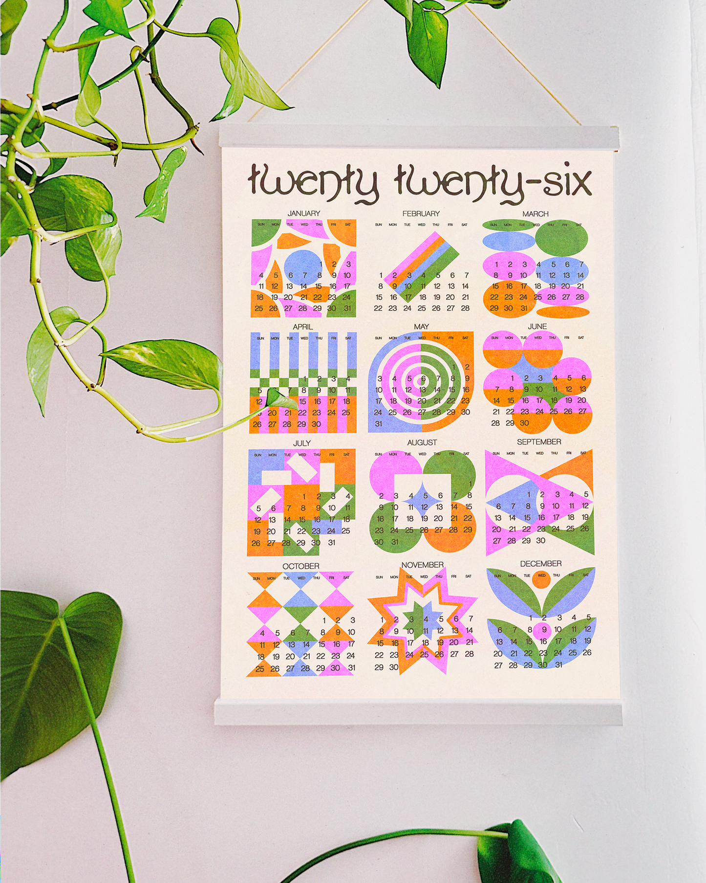 the twenty twenty-six calendar