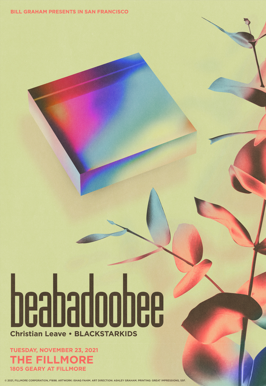 beabadoobee gradient aesthetic poster