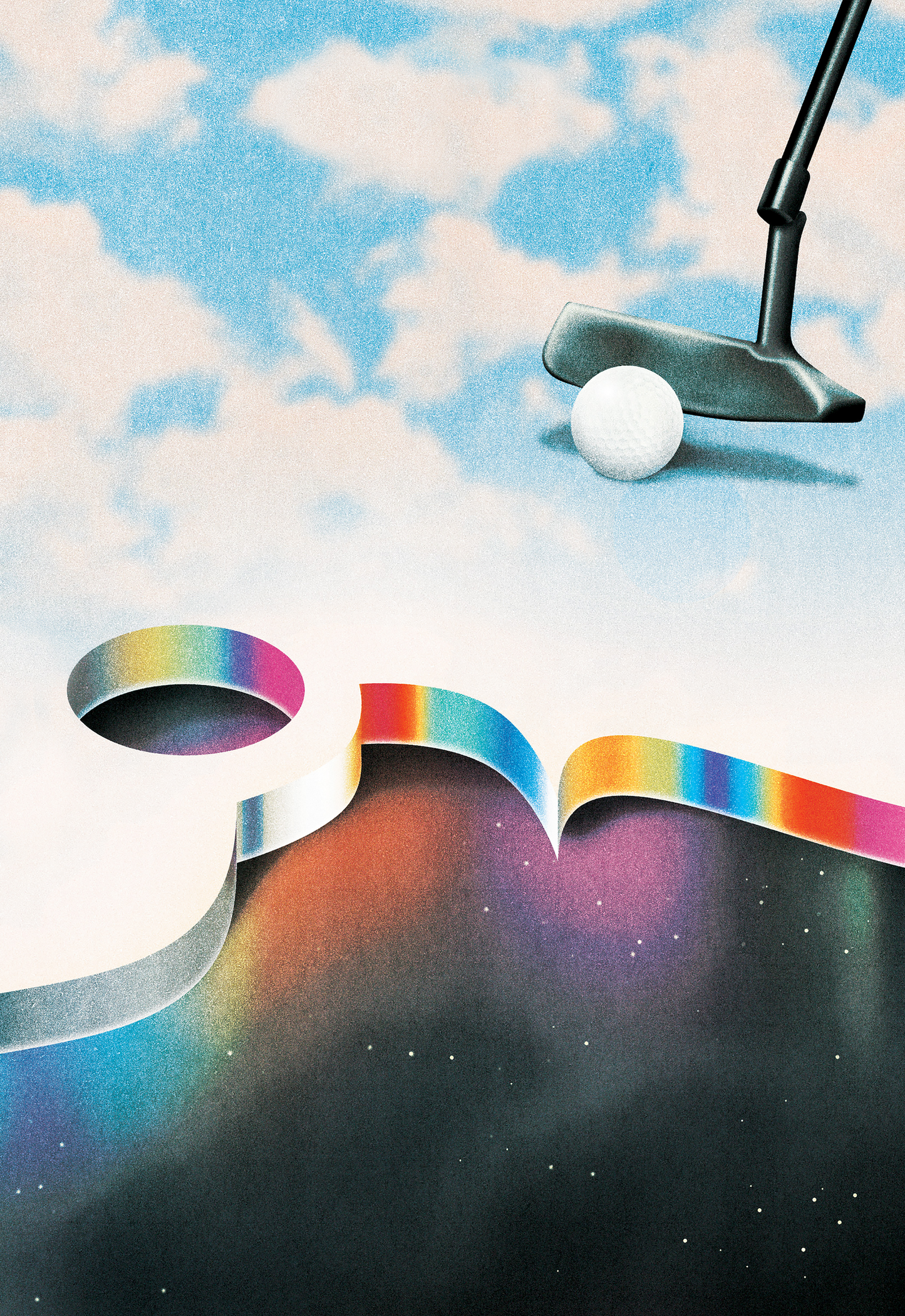 golf across the universe poster