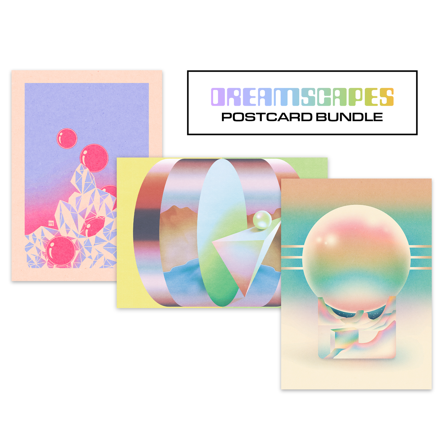 dreamscapes postcard bundle