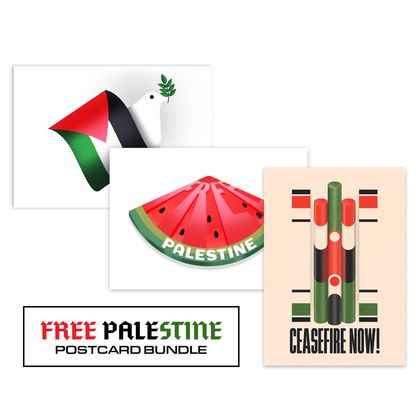 FREE PALESTINE postcard bundle