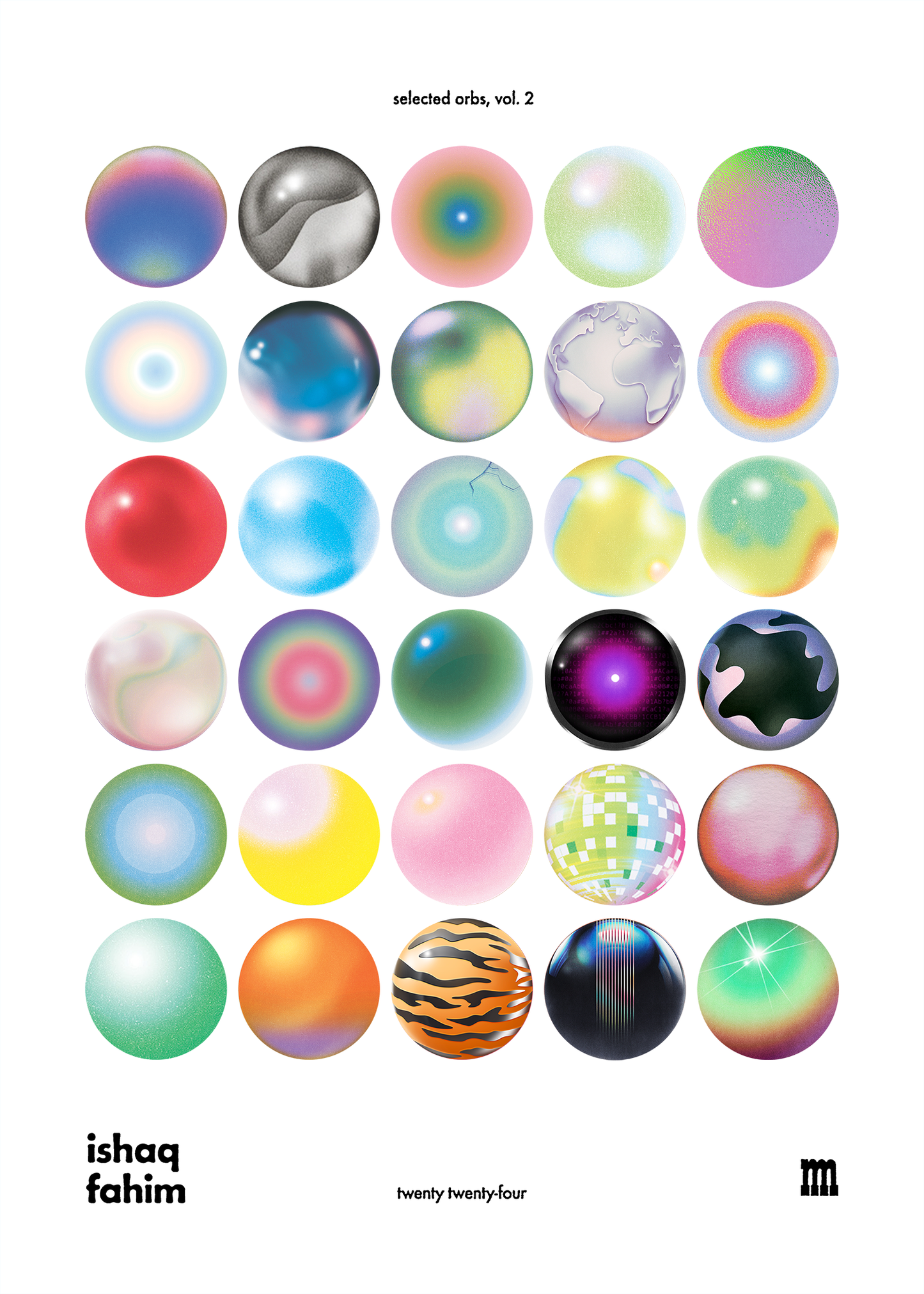 selected orbs, vol. 2 postcard